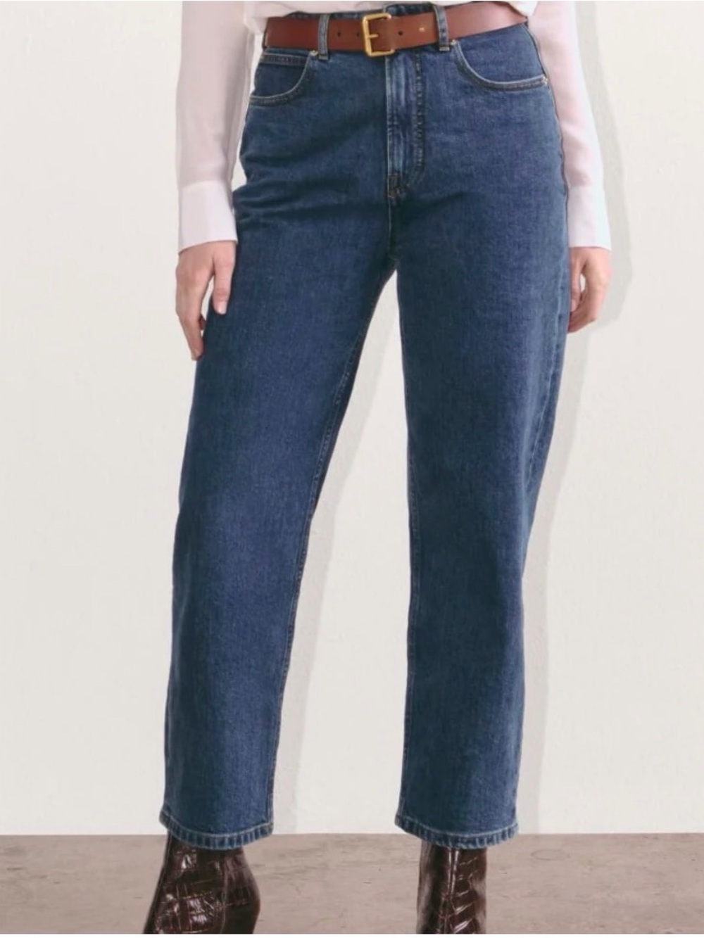 Everlane The Curvy Way-High Jean - Vintage Indigo Size 27 Regular